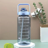 Transparent Motivational Water Bottle